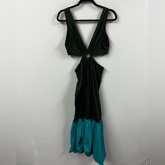 Geisha Designs x Anthropologie Cut Out Tiered Color Block Dress - Picture 10 of 14